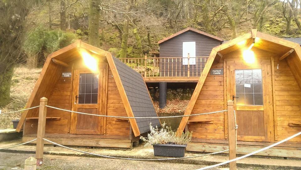 Отель Bryn Dinas Camping Pods Ltd. Бетгелерт Экстерьер фото